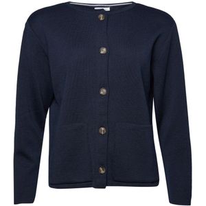 Lind, Dames, Truien, Blauw, Maat: M Wol,