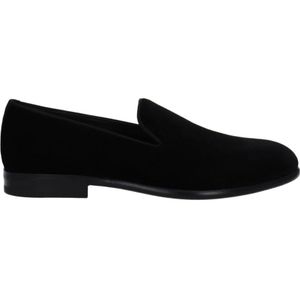 Dolce & Gabbana, Heren, Schoenen, Zwart, Maat: 39 EU Velours,