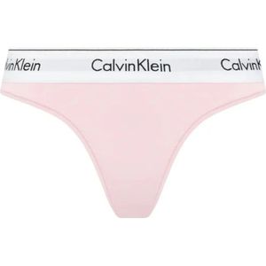 Calvin Klein - String - Buff Pink - 53% Katoen 35% Modal 12% Elastaan