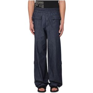 Dries Van Noten, Heren, Broeken, Blauw, Maat: L Denim,