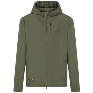 Emporio Armani Ea7, Heren, Jassen, Groen, Maat: 2XL