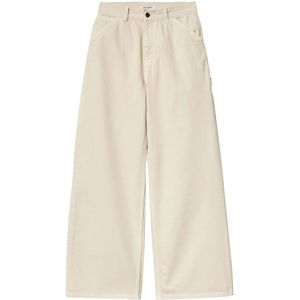 Carhartt Wip, Dames, Broeken, Beige, Maat: W29 Katoen,