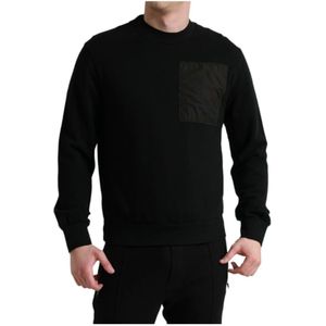 Dolce & Gabbana - Hoodies & Sweatvesten - Zwart - Katoenmix Trui