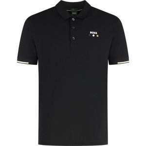 Boss - Paddy Open 25 - Trui - Wit - 100% Katoen, Normale Pasvorm, Korte Mouwen