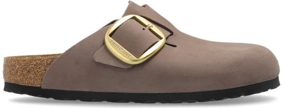 Birkenstock - Boston Big Buckle - Klompen - Grijs - Leer