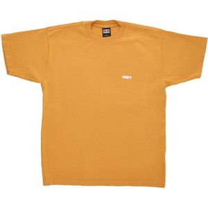 Obey, Heren, Tops, Oranje, Maat: XL Katoen,