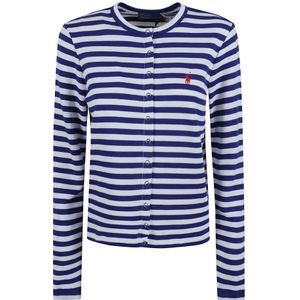 Ralph Lauren, Dames, Truien, Blauw, Maat: S Katoen,