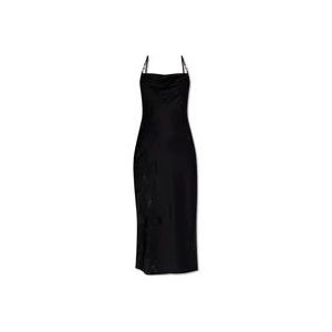 Versace Mouwloze jurk , Black , Dames , Maat: S