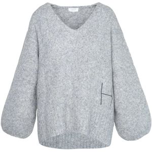 Hést, Dames, Truien, Grijs, Maat: S Nylon,