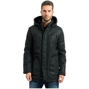 YES Zee, Heren, Mantels, Zwart, Maat: S