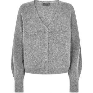 MOS Mosh, Dames, Truien, Grijs, Maat: XS Wol,