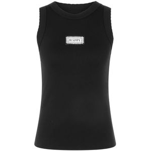 Marc Cain, Dames, Tops, Zwart, Maat: M Katoen,