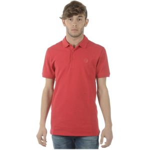 Versace, Heren, Tops, Rood, Maat: M Katoen,