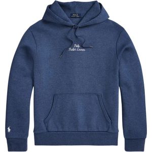 Polo Ralph Lauren, Heren, Sweatshirts & Hoodies, Blauw, Maat: XL Katoen,