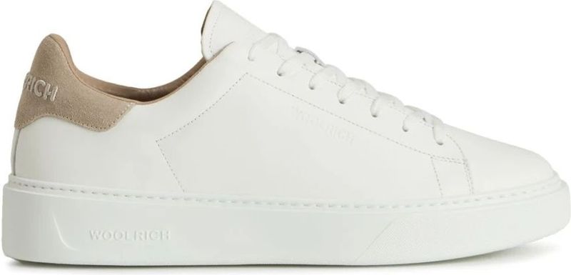 Woolrich - Classic Court Man - Sneakers - Wit - Leer