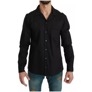 Dolce & Gabbana - Lounge Nachtshirt - Donkerblauw Gestreept - Regular Fit - 100% Katoen