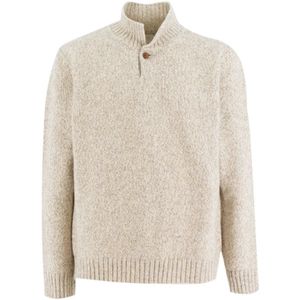 Eleventy, Heren, Truien, Beige, Maat: M