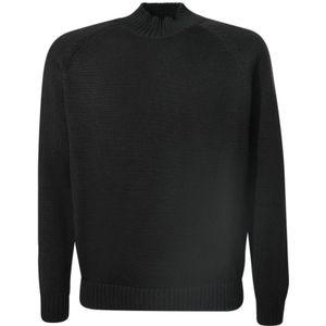 Zanone, Heren, Truien, Zwart, Maat: S