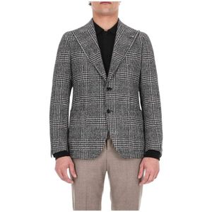 Tagliatore, Heren, Jassen, Grijs, Maat: XL Wol,