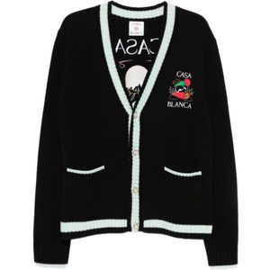 Casablanca, Heren, Truien, Zwart, Maat: S Wol,