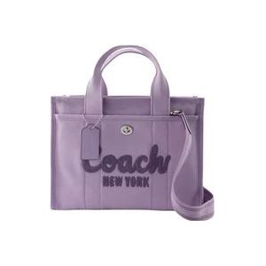 Coach Paarse Cargo Shopper Tas - Gemengd Materiaal , Purple , Dames , Maat: ONE Size