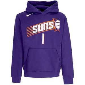 Nike, Heren, Sweatshirts & Hoodies, Paars, Maat: S Katoen,