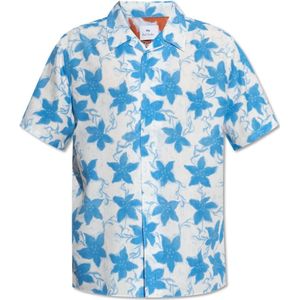 PS By Paul Smith, Heren, Overhemden, Blauw, Maat: L Katoen,