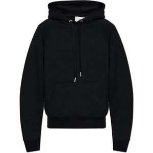 Ami Paris, unisex, Sweatshirts & Hoodies, Zwart, Maat: 2XS Katoen,