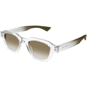 SAINT LAURENT - SL 791 003 - Zonnebril - Acetaat - Kristal Bruin