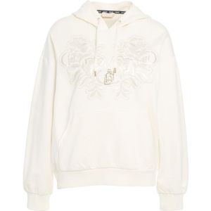 Liu Jo, Dames, Sweatshirts & Hoodies, Wit, Maat: L Katoen,