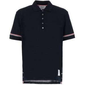 Thom Browne, Heren, Tops, Blauw, Maat: XL Katoen,