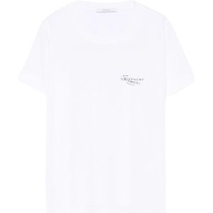 Givenchy, Dames, Tops, Wit, Maat: M Katoen,