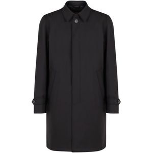 Herno, Heren, Mantels, Blauw, Maat: 2XL Poliester,