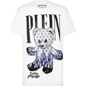 Philipp Plein, Heren, Tops, Wit, Maat: S