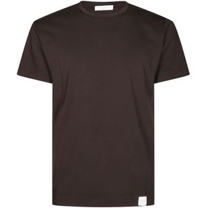 Daniele Fiesoli, Heren, Tops, Bruin, Maat: S