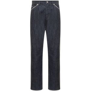 Dolce & Gabbana, Heren, Jeans, Blauw, Maat: 2XL Denim,