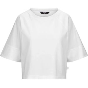 K-Way, Dames, Tops, Wit, Maat: S Katoen,