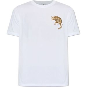 Etro, Heren, Tops, Wit, Maat: XL Katoen,