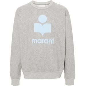 Isabel Marant, Heren, Sweatshirts & Hoodies, Grijs, Maat: L Katoen,