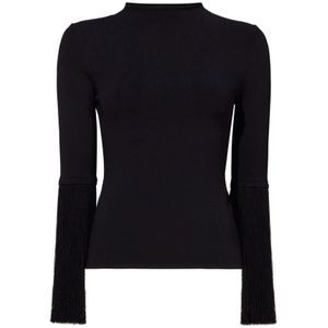 Proenza Schouler, Dames, Truien, Zwart, Maat: XS Viscose,