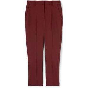 Motivi, Dames, Broeken, Rood, Maat: 2XS Leer,