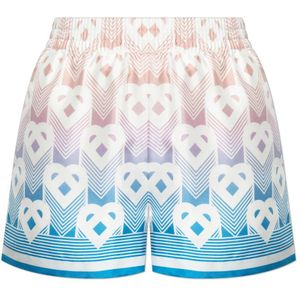 Casablanca, Dames, Korte broeken, Veelkleurig, Maat: S Zijde,