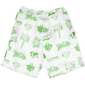 Iuter, Heren, Badkleding, Wit, Maat: XS Poliester,