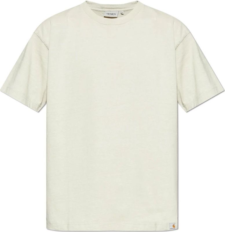 Carhartt Wip, Heren, Tops, Beige, Maat: M Katoen,