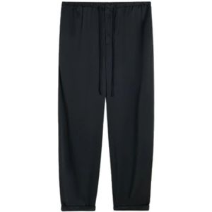 By Malene Birger, Dames, Broeken, Zwart, Maat: L Satijn,