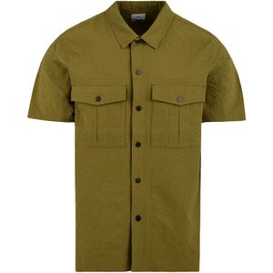 Paul Smith, Heren, Overhemden, Groen, Maat: S Poliester,