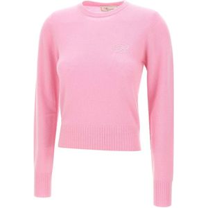 Blumarine, Dames, Truien, Roze, Maat: S Kasjmier,