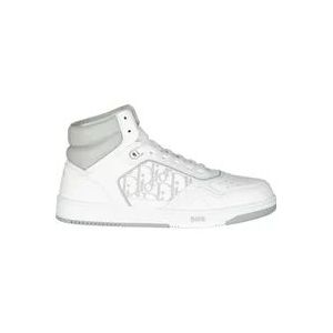 Dior High-Top Sneakers met iconisch logo , White , Heren , Maat: 40 EU