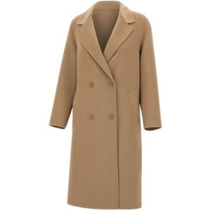 Kaos, Dames, Mantels, Bruin, Maat: M Wol,