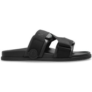 Moncler, Heren, Schoenen, Zwart, Maat: 39 EU Zijde,